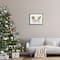 Stupell Industries Merry Christmas Seasonal Bicycle Framed Floater Canvas Wall Art